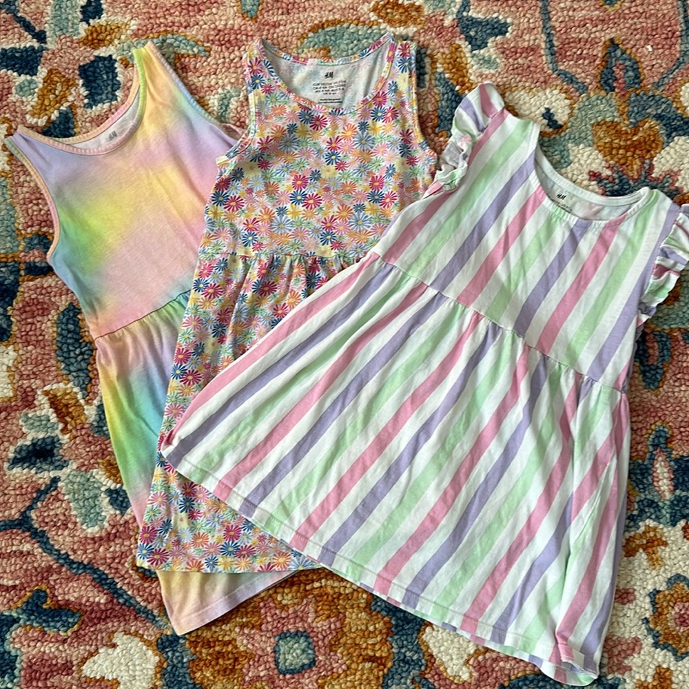 Bundle of 3 sleeveless dresses